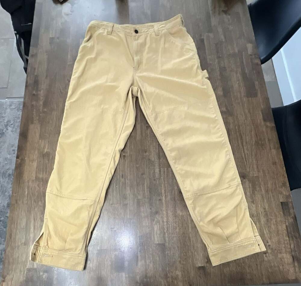 Patagonia Women's Double Knee Utility Work Pants Beige Size 12
